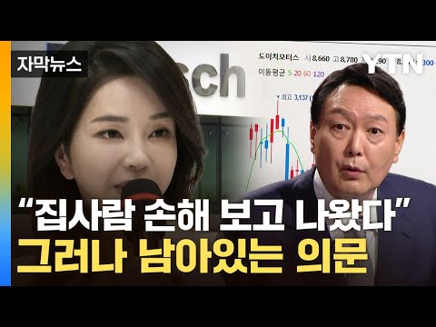 [자막뉴스] 尹, 손사래 쳤지만...'김건희 여사' 여전히 남겨진 의문 / YTN