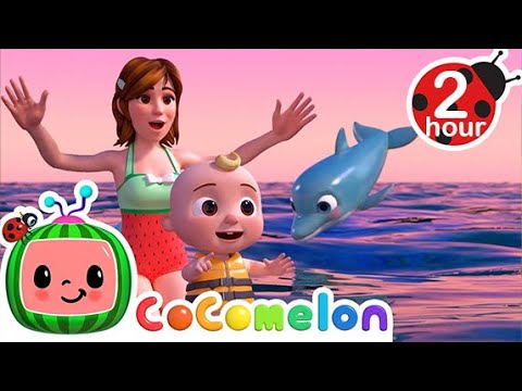 Play at the Beach with Dolphins! | CoComelon Kids Songs &amp; Nursery Rhymes