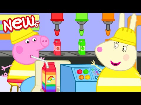 Peppa Pig Tales 🧃 A Day At The Juice Factory 🍊 BRAND NEW Peppa Pig Episodes