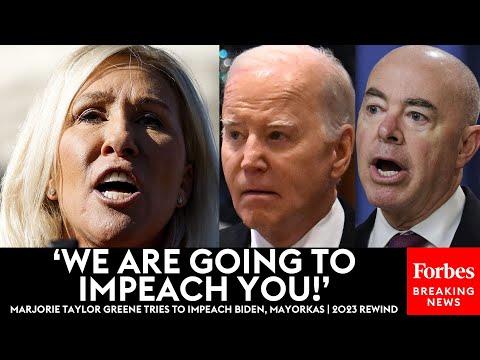 'Damning!': Marjorie Taylor Greene Demands Impeachments Of Biden, Mayorkas | 2023 Rewind