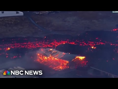 Thousands evacuated after volcano erupts in Iceland