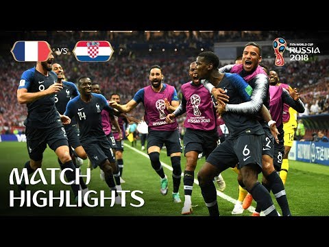 2018 WORLD CUP FINAL: France 4-2 Croatia