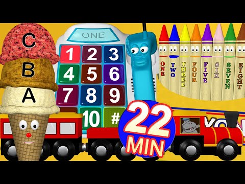 Best Learning Video for Kids | Alphabet, Numbers, Shapes &amp; Colors for Toddlers