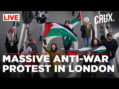 Thousands March In London In Protest Against Israel's Assault On Gaza, Call For  Palestine Ceasefire