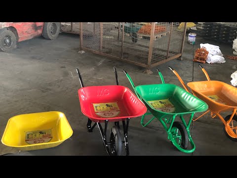 Watch How Wheelbarrows are  Made With Machines Anyone Can Buy