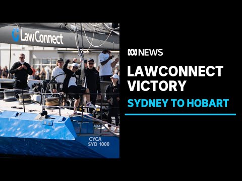 LawConnect wins line honours victory in Sydney to Hobart yacht race | ABC News