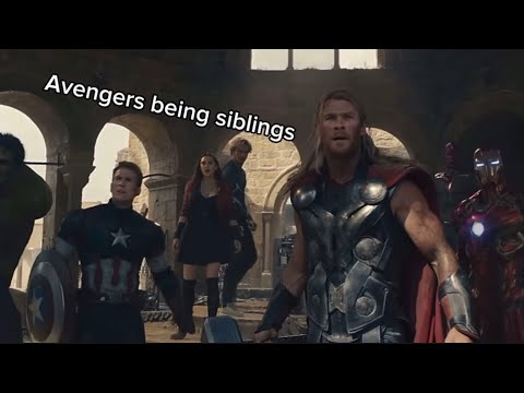 The Avengers acting like siblings for 6 minutes (Funny)