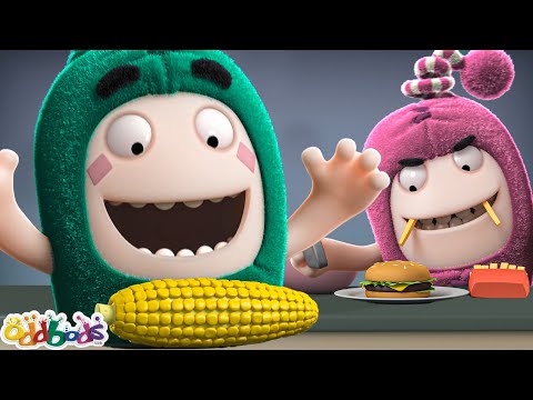 CORN -TASTIC LUNCH! | Oddbods - Food Adventures | Cartoons for Kids