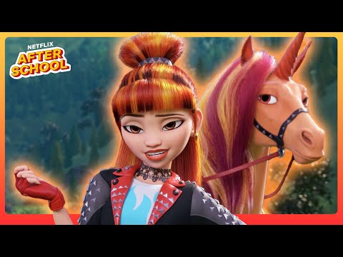 Valentina + Cinder = FIRE MAGIC ?? Unicorn Academy | Netflix After School