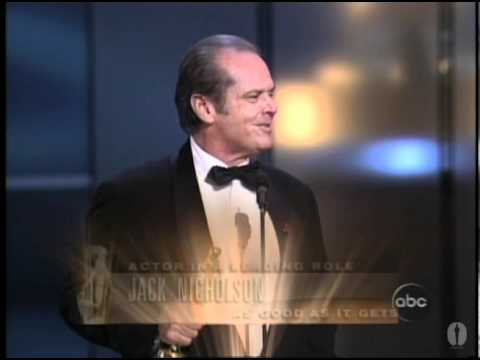 Jack Nicholson winning an Oscar&reg; for &quot;As Good as it Gets&quot;