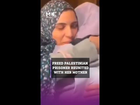 Marah Bakr, freed Palestinian prisoner reunited with her mother