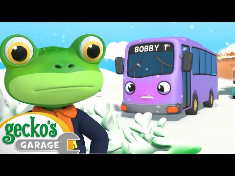 Gecko's Christmas Rescue | Gecko's Garage | Rob the Robot &amp; Friends - Funny Kids TV