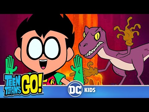 Teen Titans Go! | Dino Fight! | @dckids