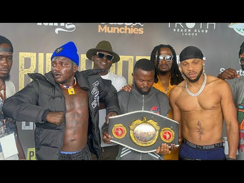 SEE WHAT HAPPENED WHEN PORTABLE &amp; CHARLES OKOCHA MEET AT FACE-OFF AHEAD OF THEIR FIGHT