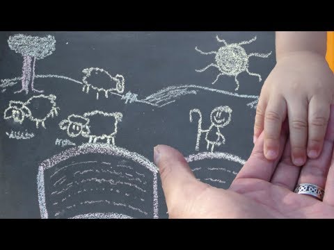 Jesus Loves Me &hearts; Lullaby with Adorable Chalk Animation (Instrumental vs)