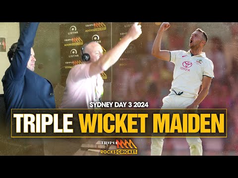 Josh Hazlewood's Triple Wicket Maiden At The SCG | Triple M Cricket