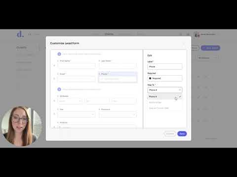 Customized Lead Forms in Doulado