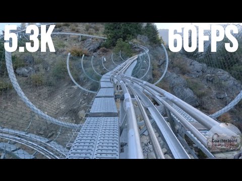 Tumwater Twister Backwards 5.3K POV @60FPS Adventure Park, Leavenworth