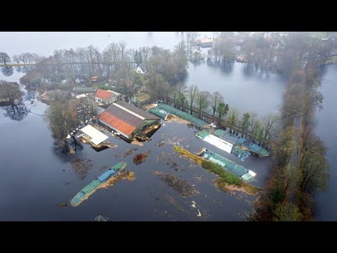 En allemagne et en France, des r&eacute;gions en alerte face aux inondations