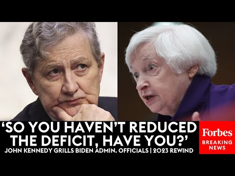 MUST WATCH: John Kennedy Grills Yellen, Garland, Wray, &amp; More Top Government Officials | 2023 Rewind