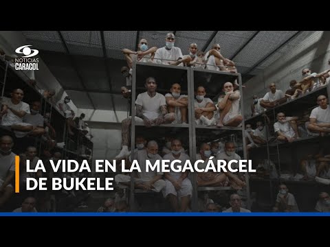 Noticias Caracol entr&oacute; a la megac&aacute;rcel de El Salvador y conoci&oacute; en qu&eacute; condiciones viven los reos