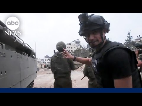 IDF soldier brings ABC News into the Gaza war zone