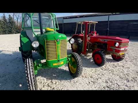 Zetor 25a, Zetor 25a polop&aacute;s, Zetor 50 super a Zetor 3511 (real sound)