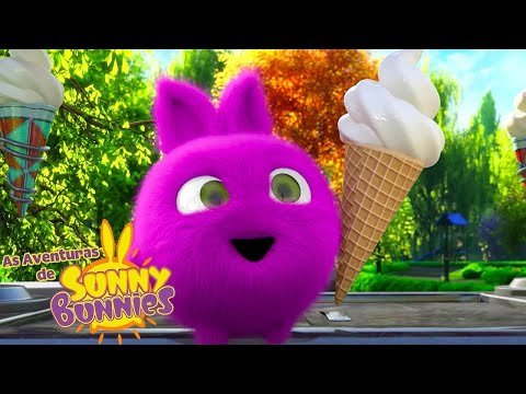 HORA DO GELADO! | As Aventuras de Sunny Bunnies | Desenhos Animados Infantis