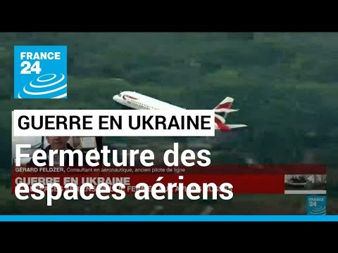 Ukraine : les espaces a&eacute;riens des pays de l'Union europ&eacute;enne ferm&eacute;s aux avions russes