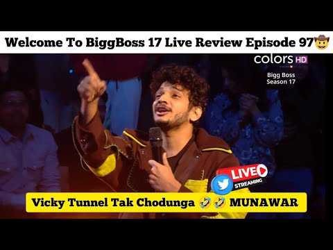 Munawar On fire in Roasting 💥💥 | BiggBoss 17 Episode 97 | BB17 Live 