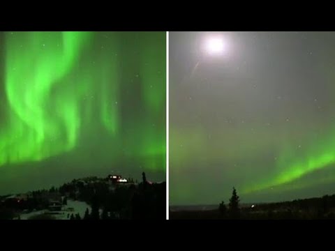 La Nasa lancia un razzo nel cielo durante l&amp;rsquo;aurora boreale: le immagini sono spettacolari