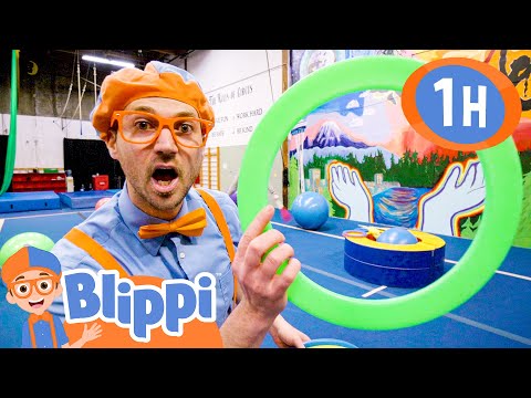 Blippi Plays and Learns at a Circus! | Blippi- Sports &amp; Games Cartoons for Kids