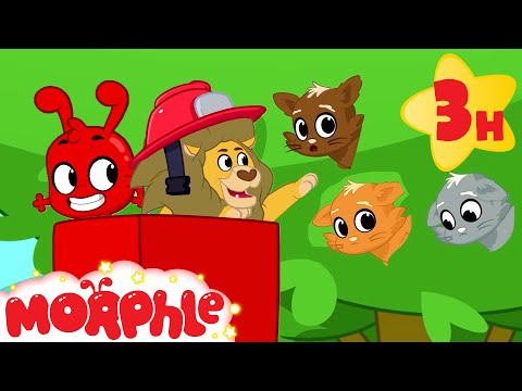 🦁 Morphle and the LION FIREFIGHTER! 🚒 | Morphle's Family | My Magic Pet Morphle | Kids Cartoons