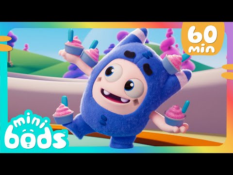 Ice Cream Maker 🍧 | Minibods | Mini Oddbods | Baby Oddbods | Funny Cartoons For Kids