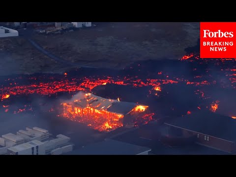 WATCH: Dramatic Video Captures Lava In Iceland Burning Buildings After Latest Eruption