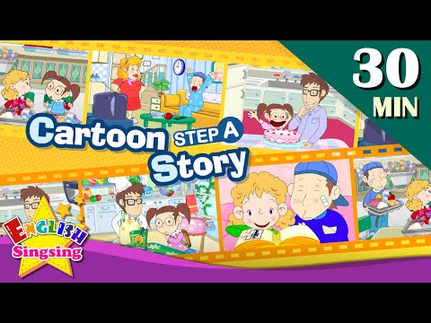 How old are you?+More Kids Cartoon story step A | Learn English | Collection of Easy conversation