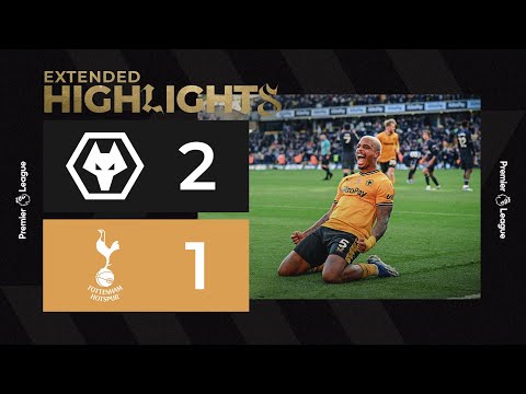 Two stoppage time goals complete comeback! | Wolves 2-1 Tottenhnam Hotspur | Extended Highlights