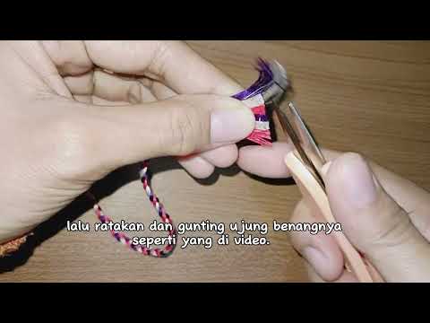 Tutorial gelang benang jahit