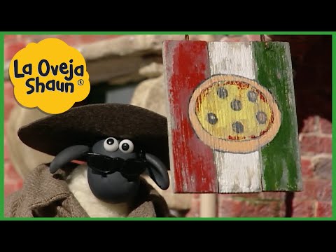 La Oveja Shaun 🐑 Oveja pizzera 🐑 Dibujos animados para ni&ntilde;os