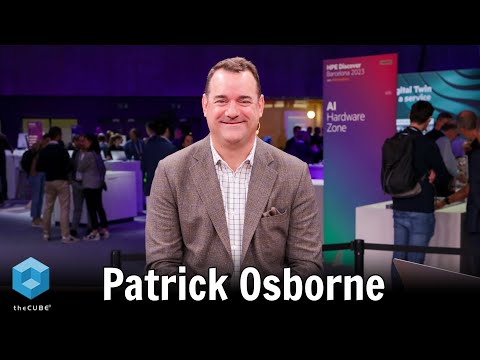 Patrick Osborne, HPE | HPE Discover Barcelona 2023