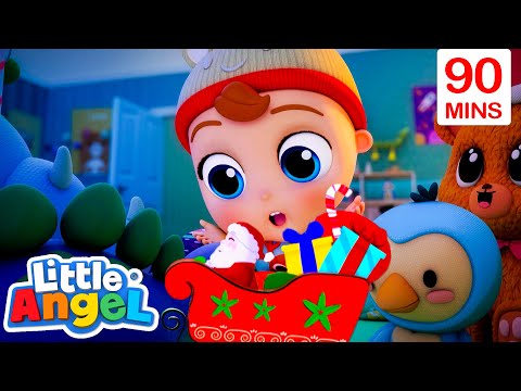 Christmas Bedtime Song  | 1 Hour 30 Minutes Holiday Nursery Rhymes for kids - Little Angel