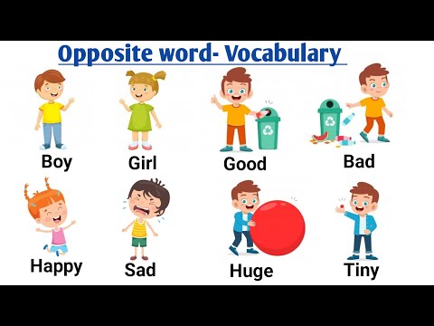 Opposite action Vocabulary | Pronunciation english vocabulary