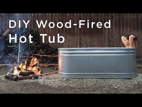 DIY Wood Fired Hot Tub