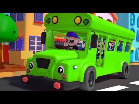 Wheels On The Bus | Baby Bao Panda Cartoons | Preschool Nursery Rhymes - Kids TV