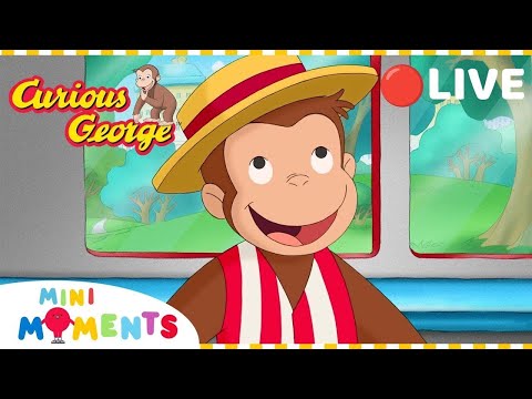 LIVE 🔴 Non-stop Curious George! 🐵 | Curious George | Mini Moments