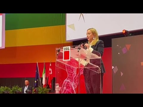 Cgil, Meloni replica ai contestatori: &amp;laquo;&amp;lsquo;Pensati sgradita?&amp;rsquo; Non sapevo che Chiara Ferragni fosse...