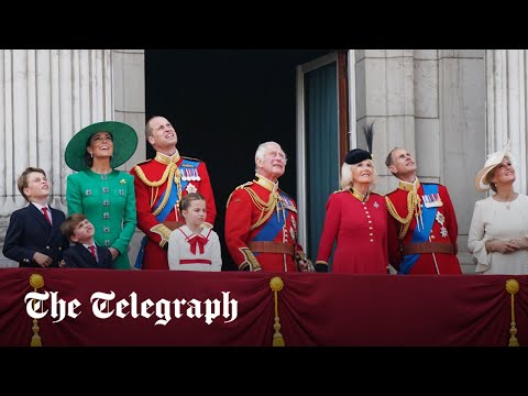 Trooping the Colour &amp; flypast 2023 in full: King Charles celebrates first birthday parade