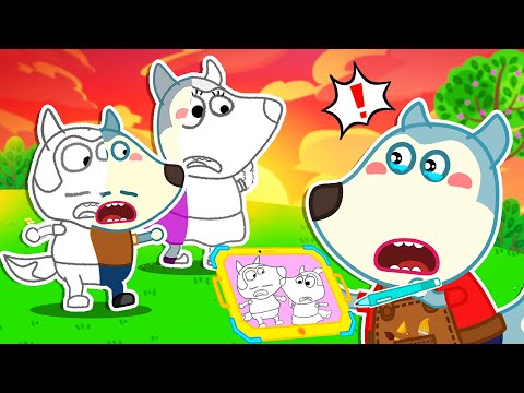 No No Lycan, Don't Turn Mom and Dad into Drawings! 🐺 Funny Stories for Kids 