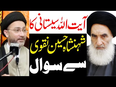 Ayatollah Sistani Ka Shahenshah Hussain Naqvi Sy Sawal..? | Maulana Shahenshah Hussain Naqvi