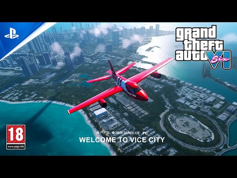 GTA 6 : Flying Over Leaked Map | Stunning Gameplay...